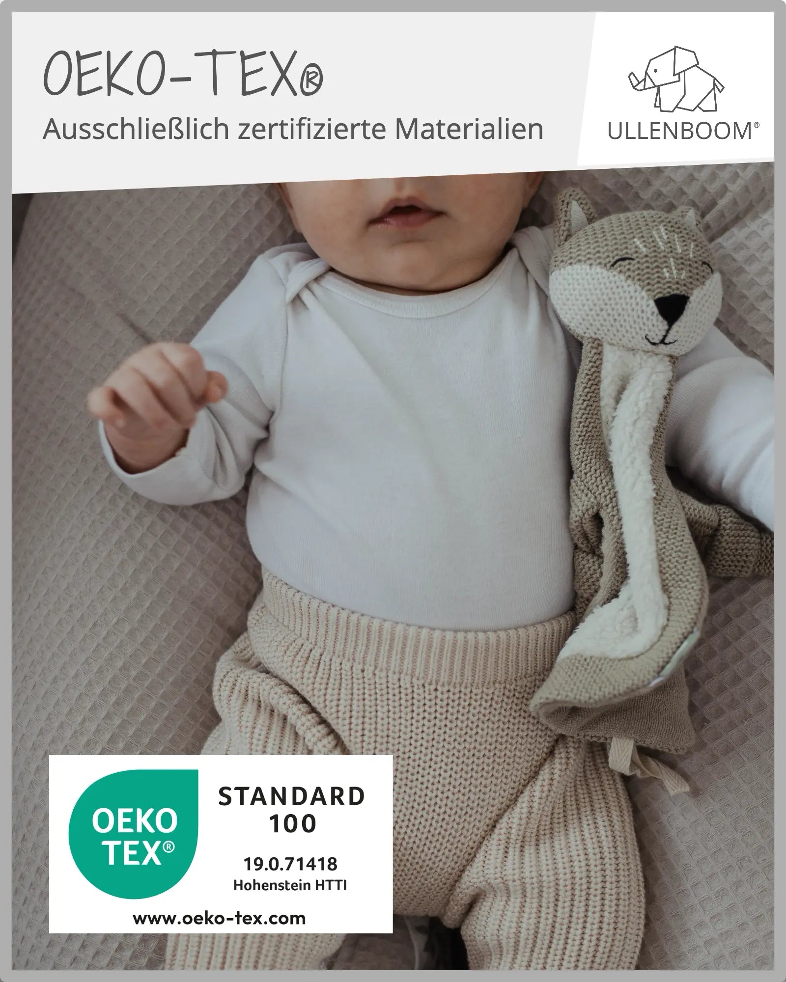 190 cm Stillkissen Waffelpiqué SAND-ULLENBOOM Baby