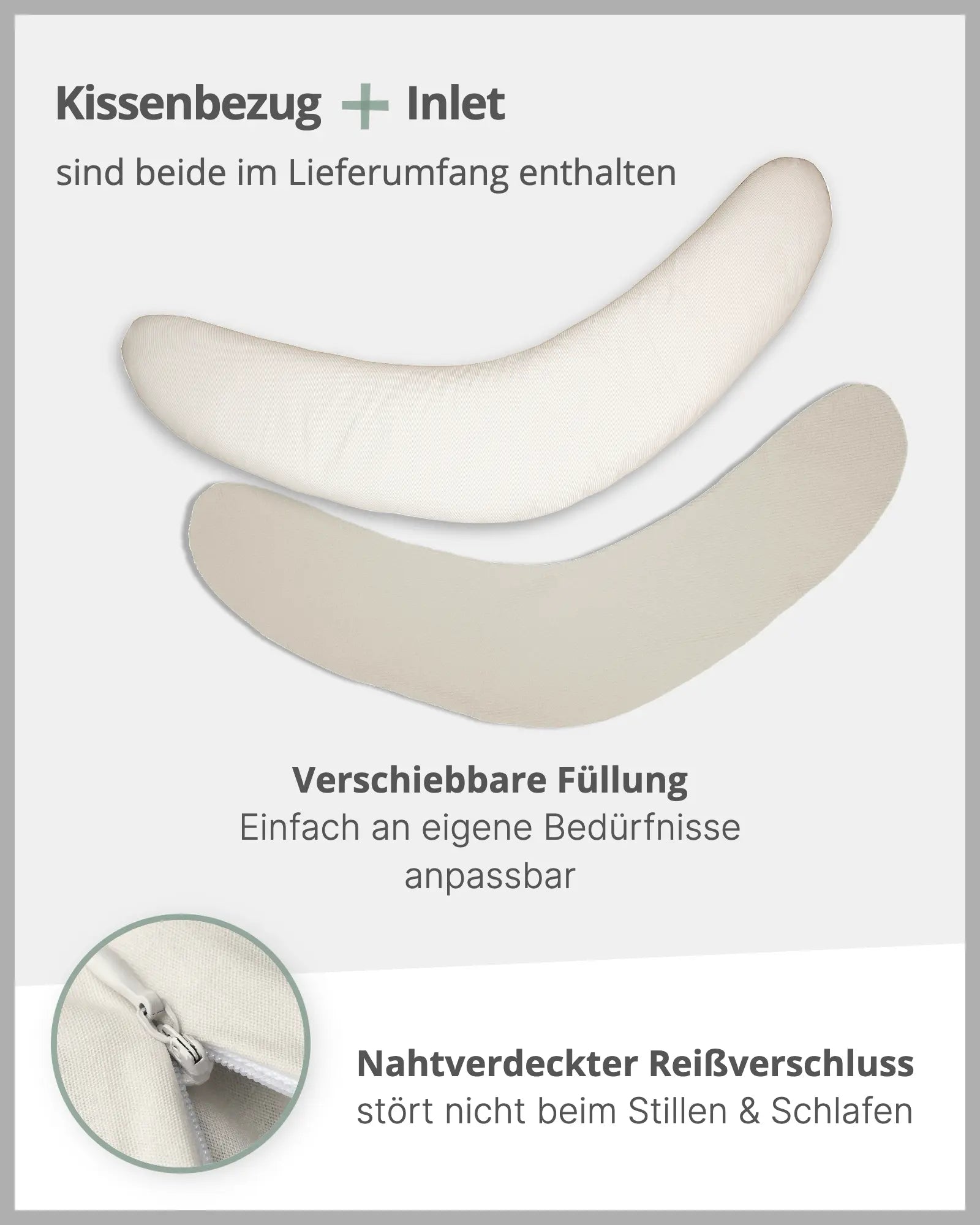 190 cm Stillkissen Waffelpiqué SAND-ULLENBOOM Baby