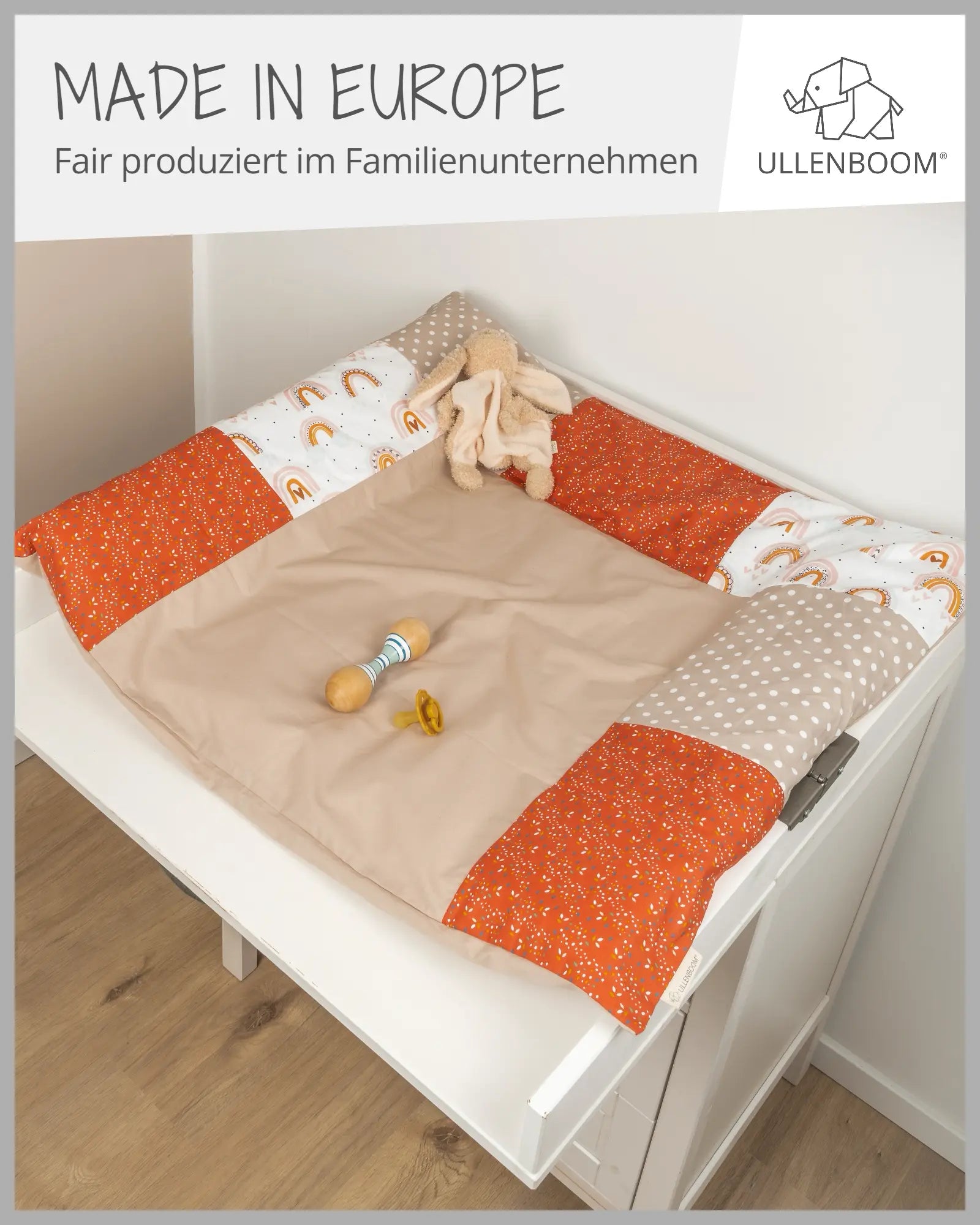 Wickelauflagen-Bezug REGENBOGEN-ULLENBOOM Baby