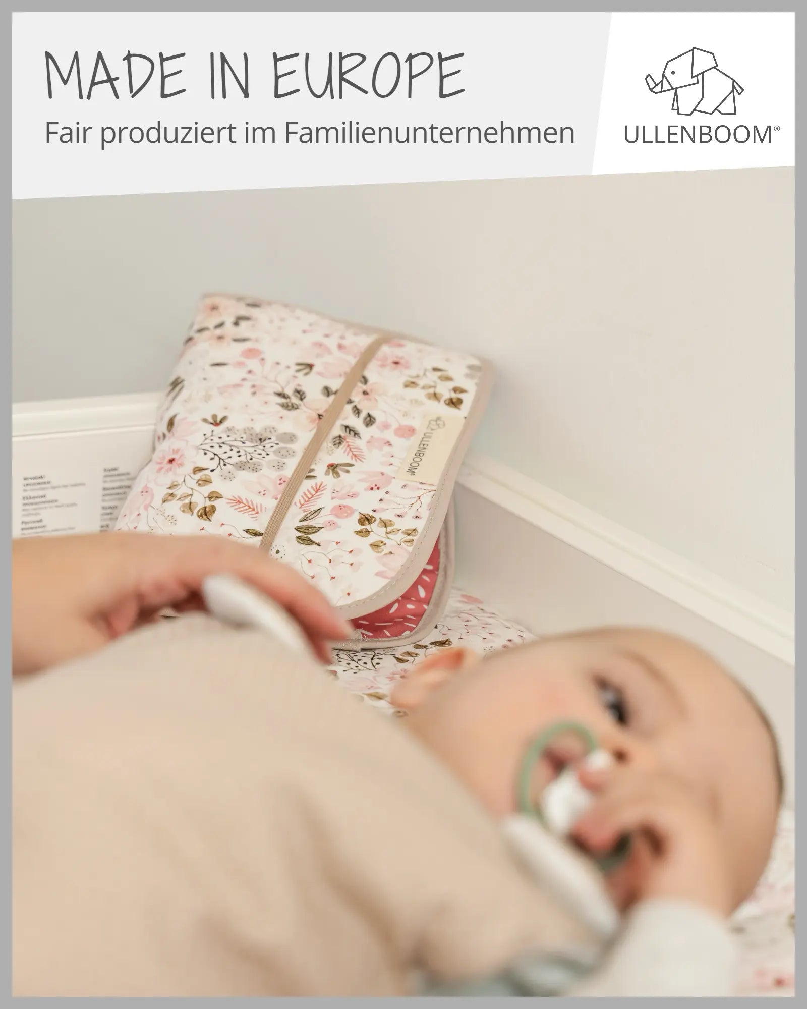 Windeltasche Blau Hellblau Grau-ULLENBOOM Baby