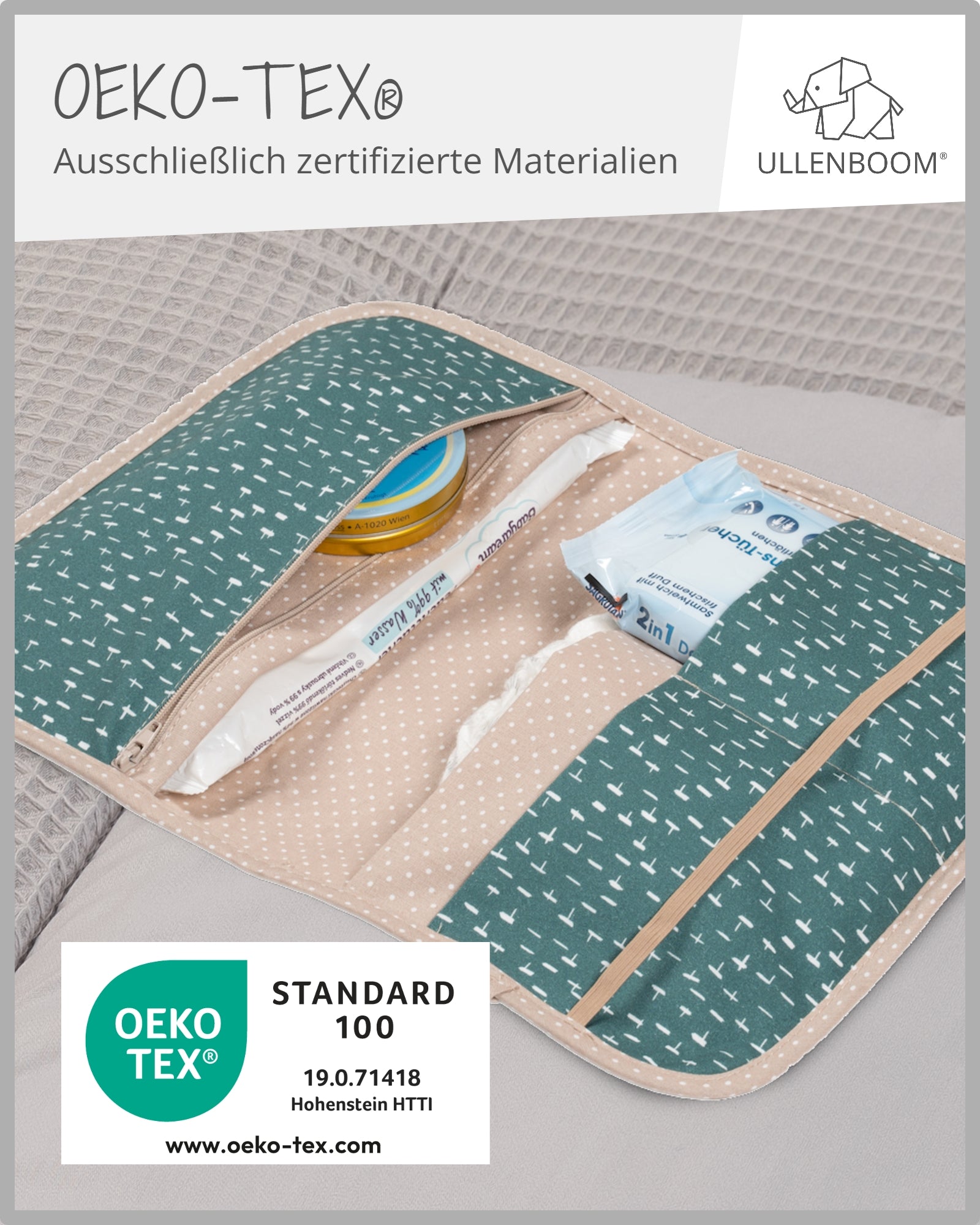 Windeltasche Eukalyptus-ULLENBOOM Baby