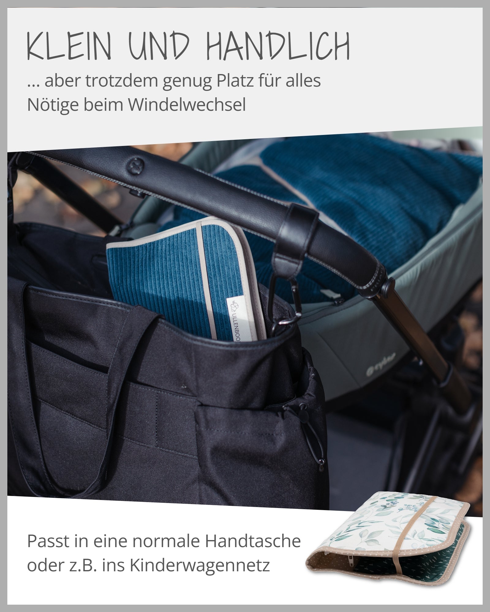 Windeltasche Eukalyptus-ULLENBOOM Baby