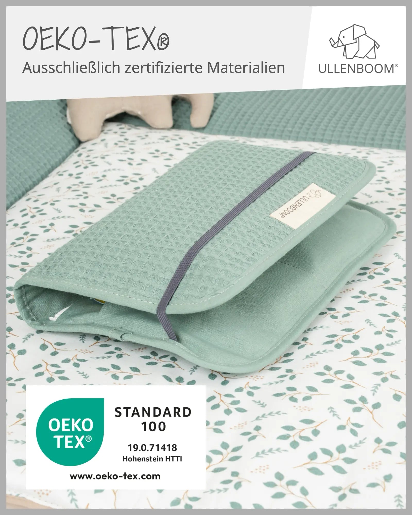Windeltasche Waffelpiqué SALBEIGRÜN-ULLENBOOM Baby