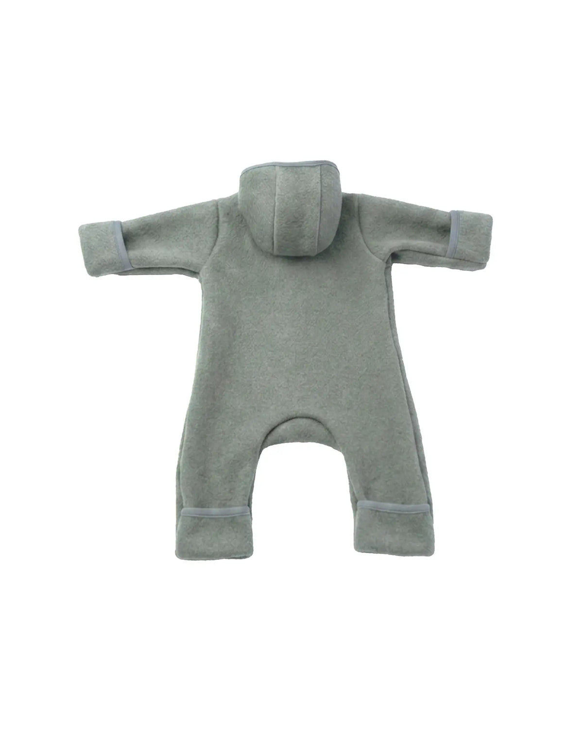 Wollwalk Overall Eukalyptus Grün Größe 62-68 – Freisteller hinten