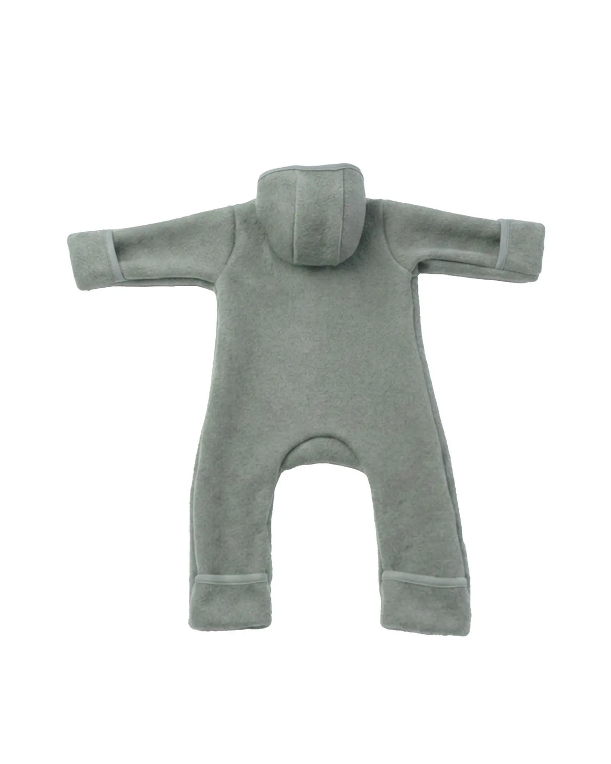 Wollwalk Overall Eukalyptus Grün Größe 74-80 – Freisteller hinten