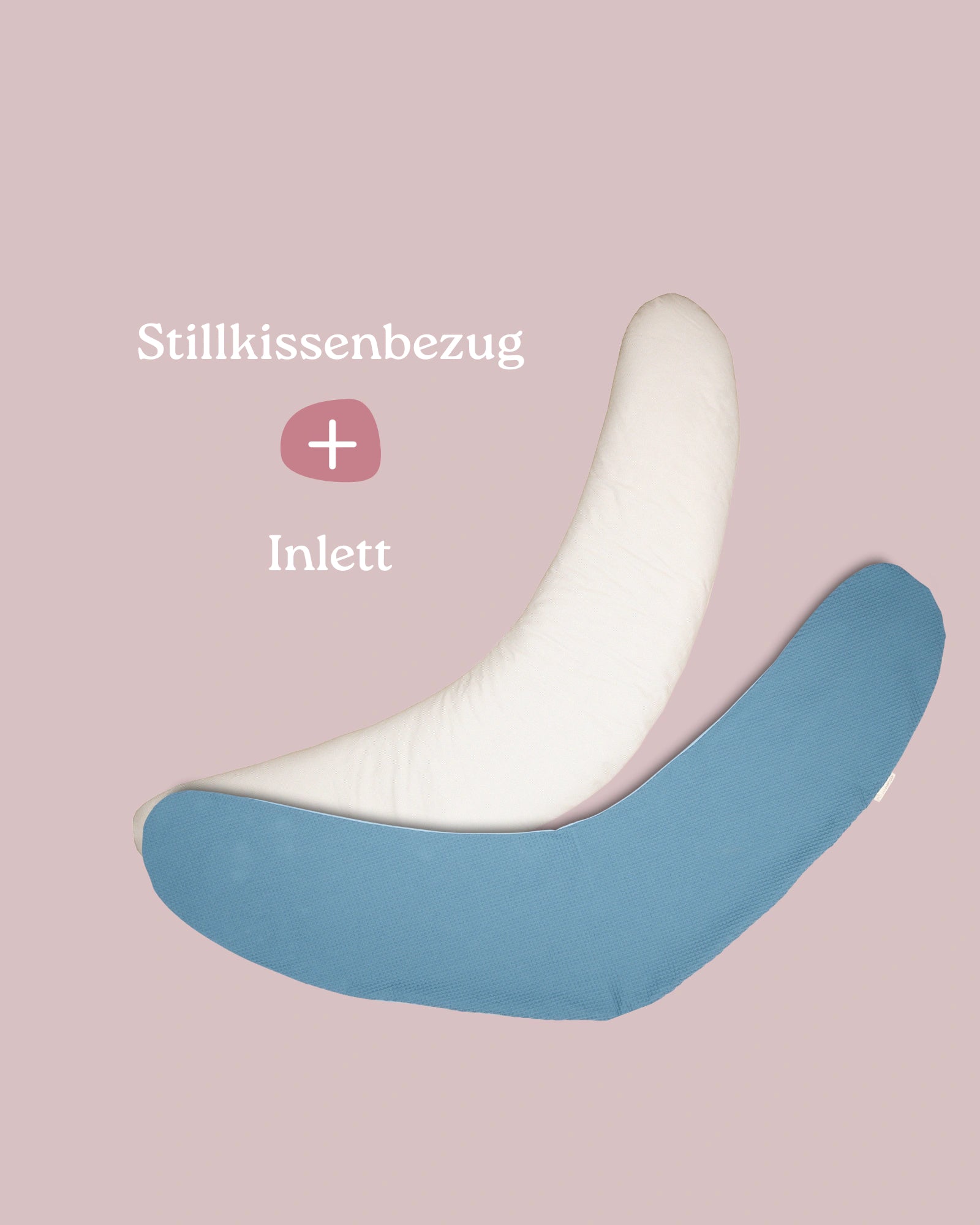 Set Stillkissenbezug mit Inlett Waffelpiqué Blau-Stillkissenbezug mit Inlett-ULLENBOOM Baby