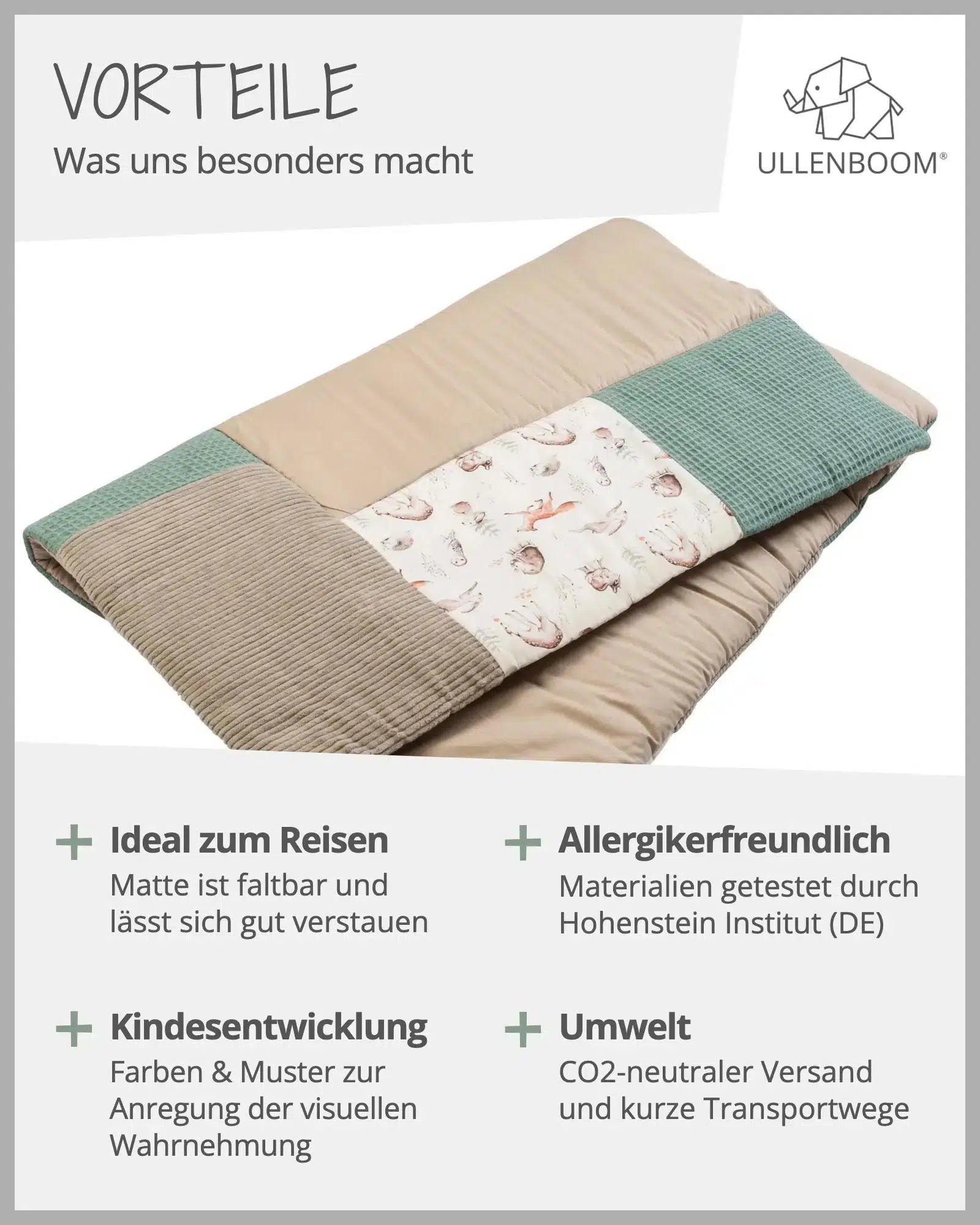 Wickelauflage WALDFREUNDE-ULLENBOOM Baby-75 x 85 cm-ULLENBOOM Baby