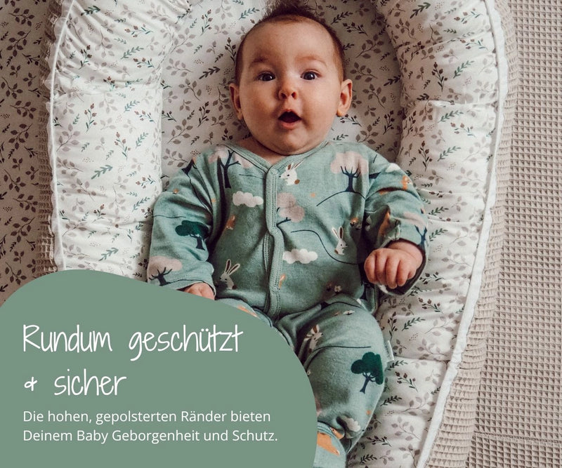 Rundum geschützt und sicher hohe Ränder Geborgenheit und Schutz