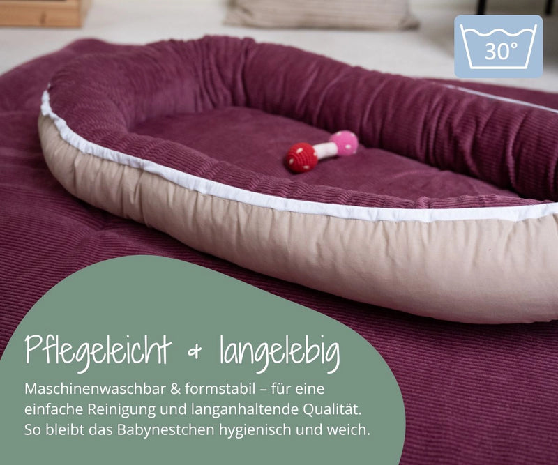 Pflegeleicht und langlebig - Maschinenwaschbar und formstabil. Einfache Reinigung und langanhaltende Qualität