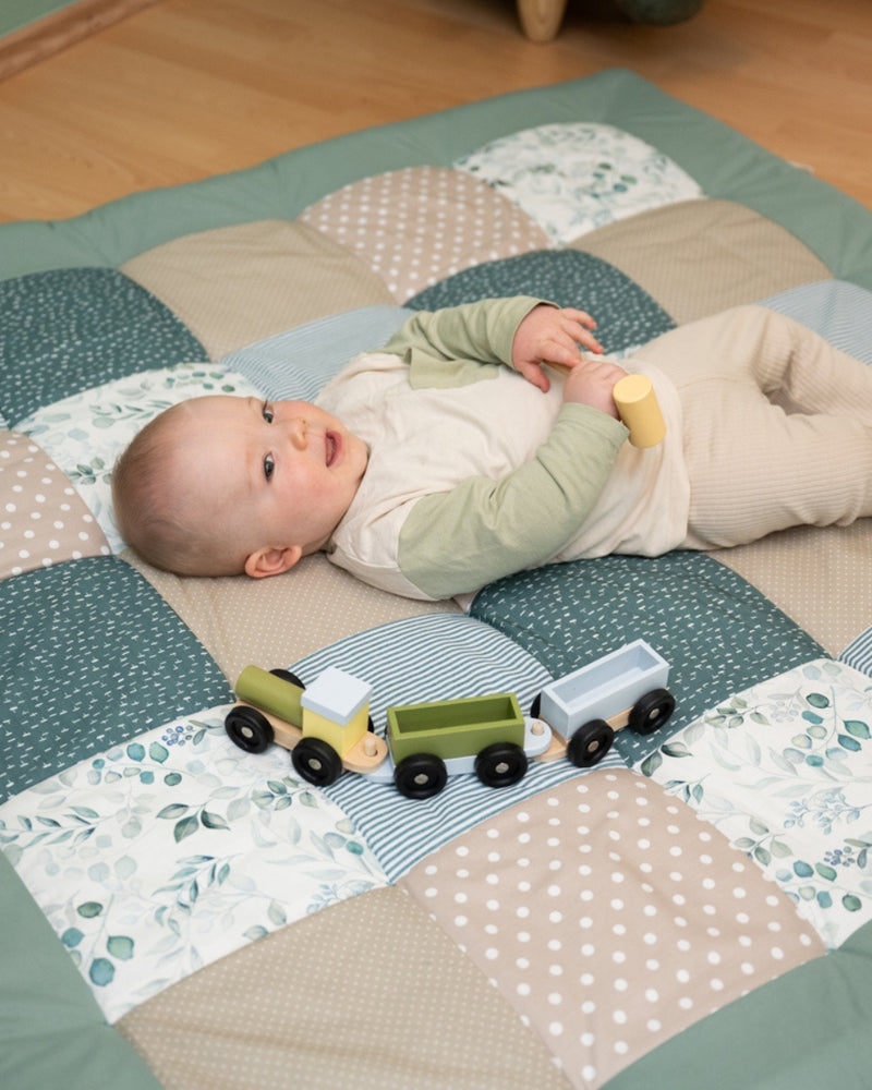 Krabbeldecke EUKALYPTUS-Personalisierbare Krabbeldecke Eukalyptus | ULLENBOOM®-ULLENBOOM Baby