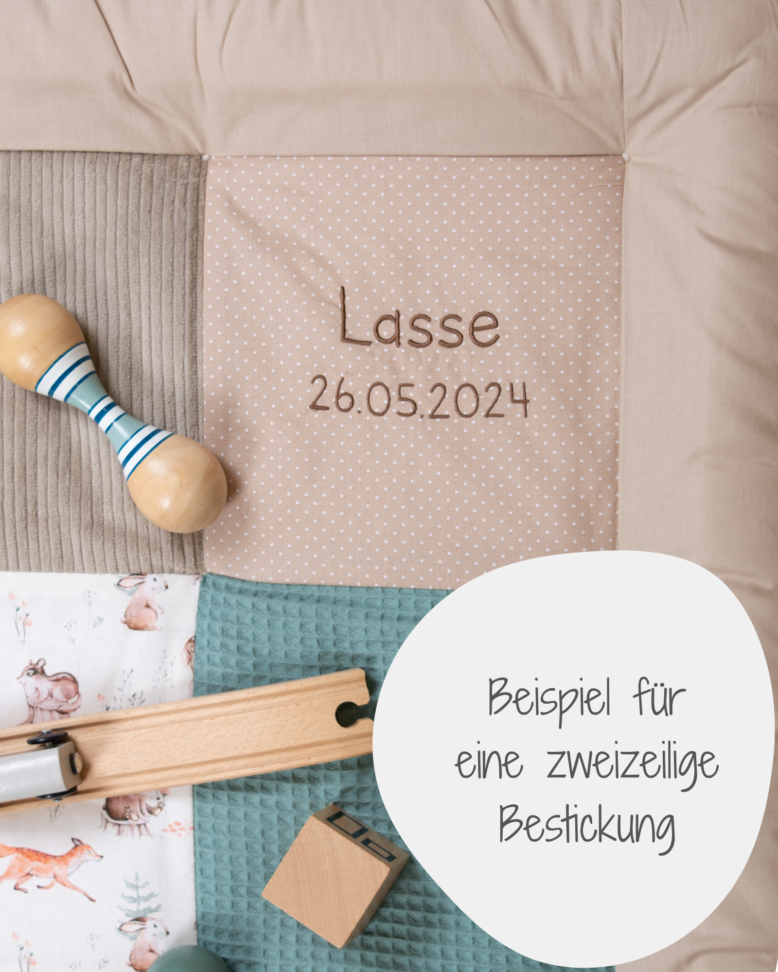 Krabbeldecke WALDFREUNDE-Personalisierbare Krabbeldecke Waldfreunde ULLENBOOM®-ULLENBOOM Baby