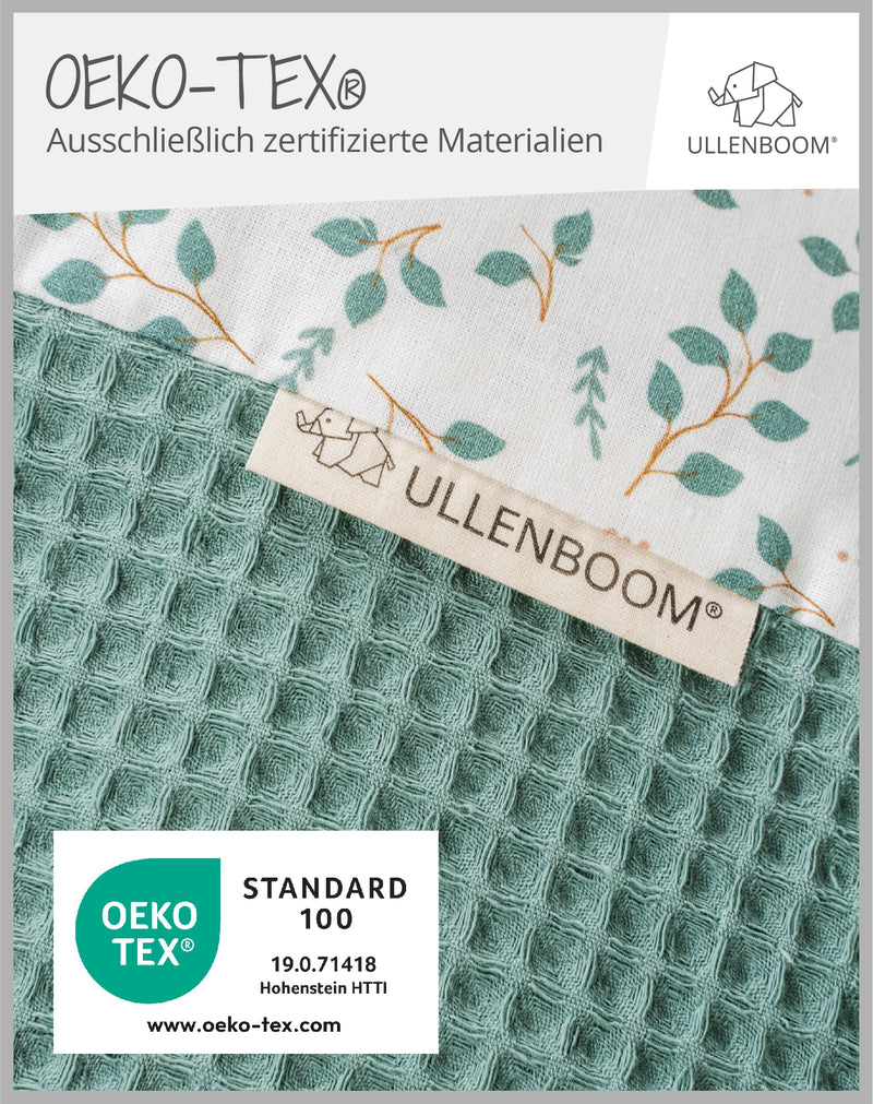 Babydecke Floral Grün-ULLENBOOM Baby