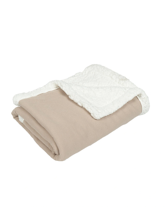 Babydecke Teddy Sand-Babydecken-ULLENBOOM Baby