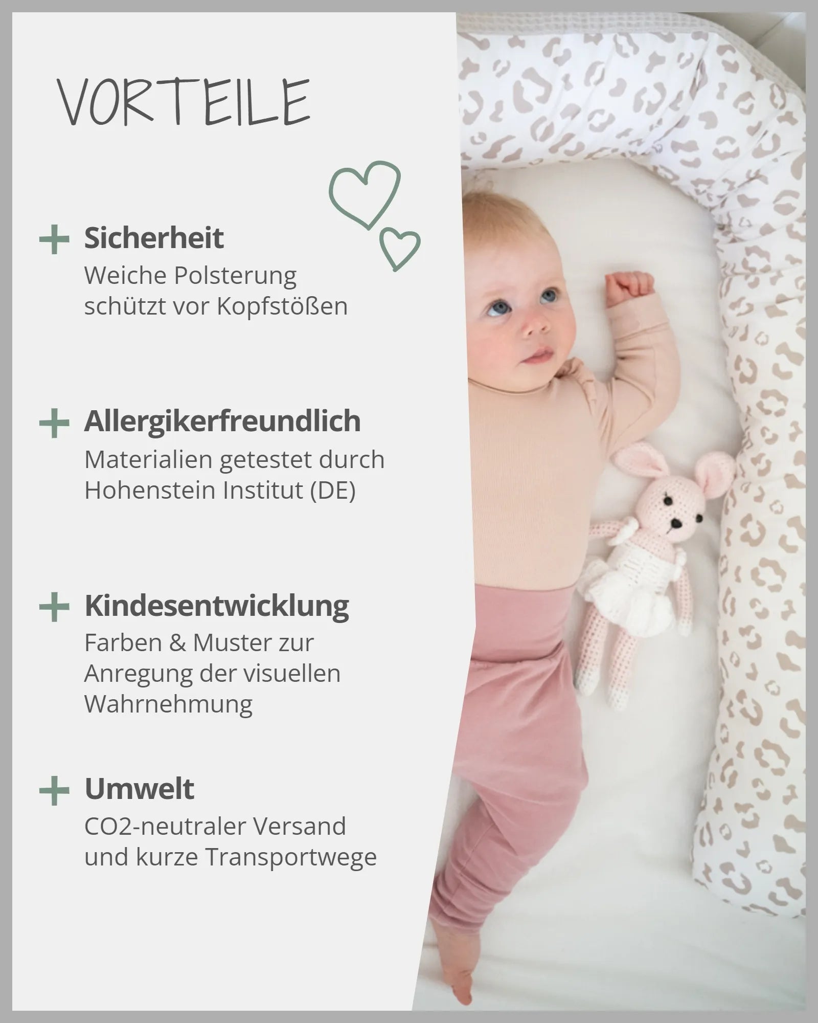 Baby Bettschlange LEO-ULLENBOOM Baby-Baby Bettschlange/ Kuschelschlange/ Bettschnecke in Waffelpiqué-Cord Optik - Im Design LEO ✓ in 2m und 3m verfügbar ✓ Perfekt für das Babybett - Jetzt bei ULLENBOOM kaufen!-