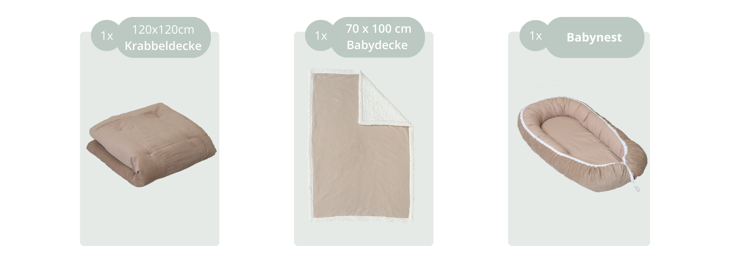 Erstausstattungs Set Cord Sand ULLENBOOM®