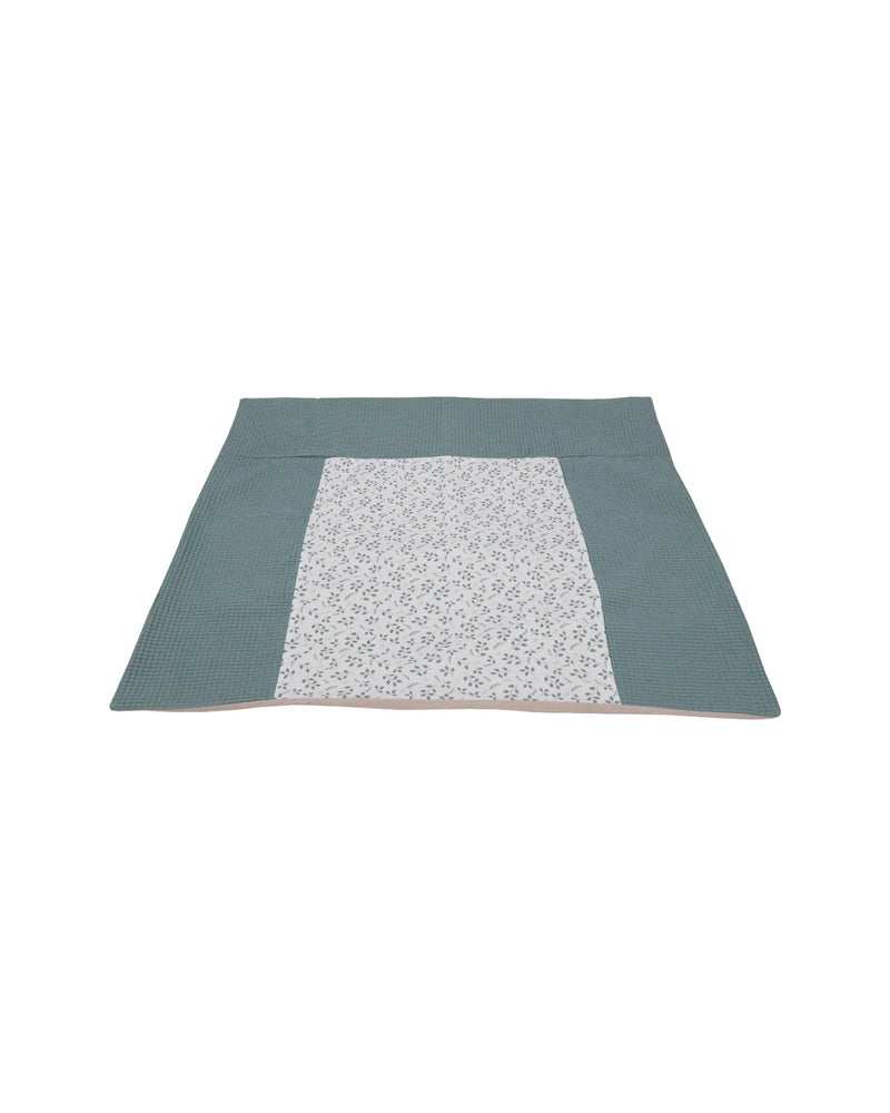 Wickelauflagen-Bezug Floral Grün-ULLENBOOM Baby