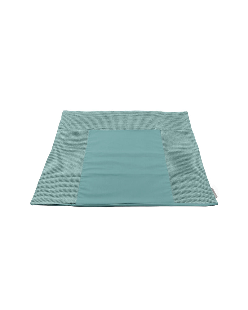 Wickelauflagen-Bezug Waffelpiqué Salbeigrün-ULLENBOOM Baby