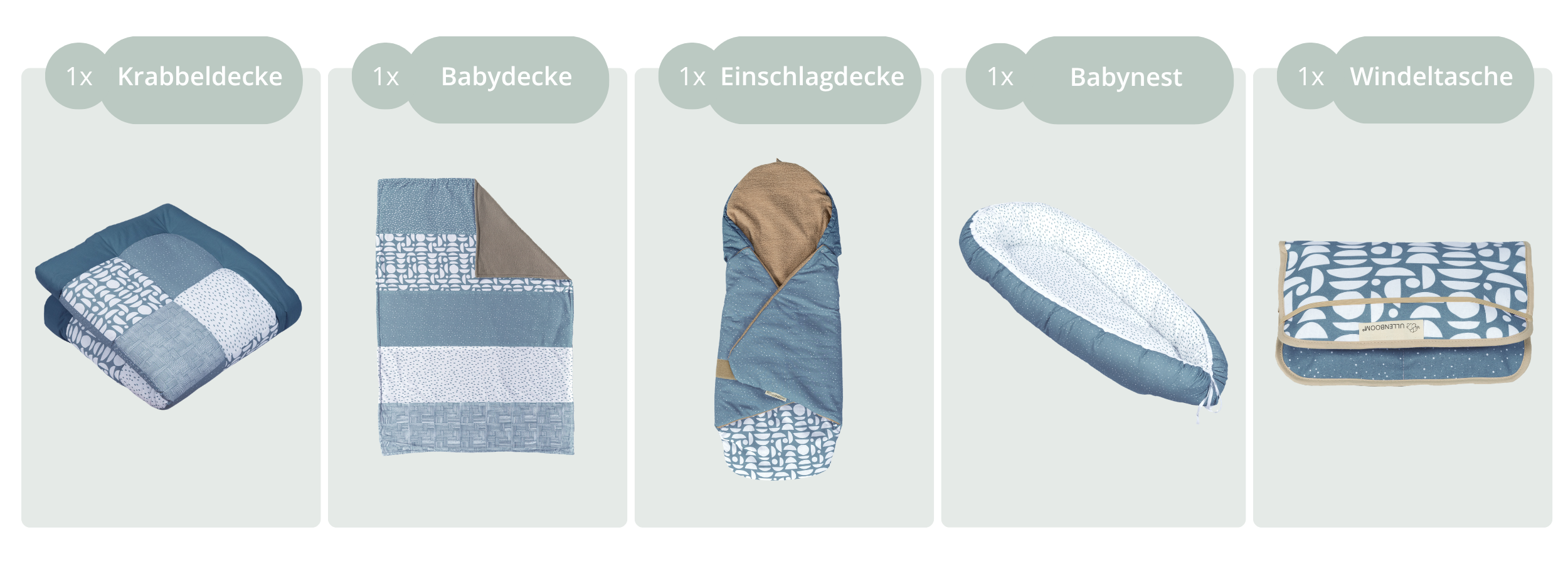 Maxi Set Classic Blau Inhalt Übersicht ULLENBOOM®