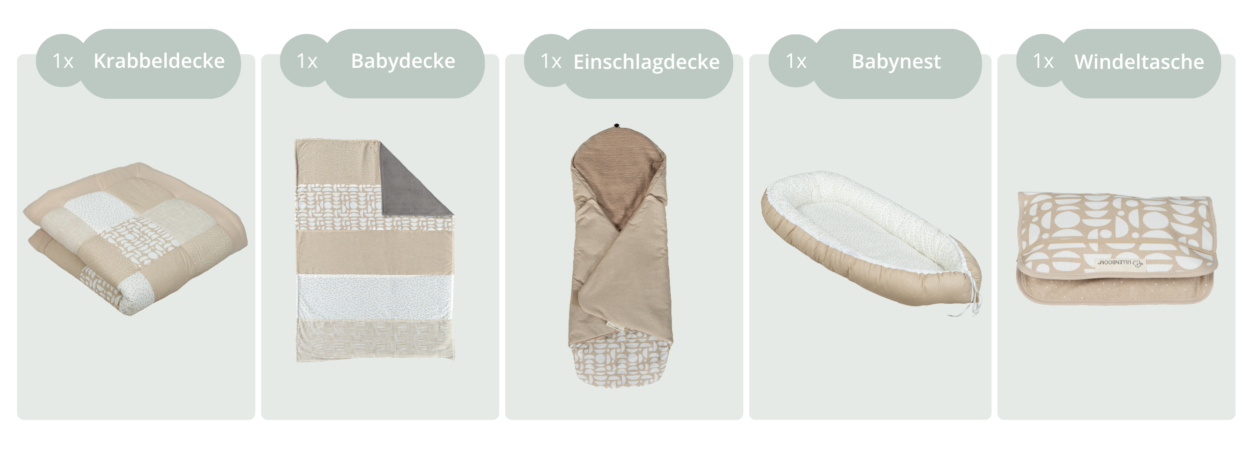 Maxi Set Classic Sand Inhalt Übersicht ULLENBOOM®