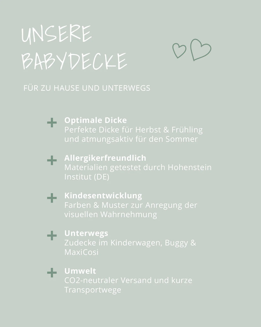 Babydecke Classic Blau-Babydecken-ULLENBOOM Baby