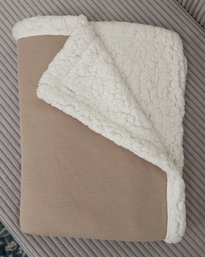 Babydecke Teddy Sand-Babydecken-ULLENBOOM Baby