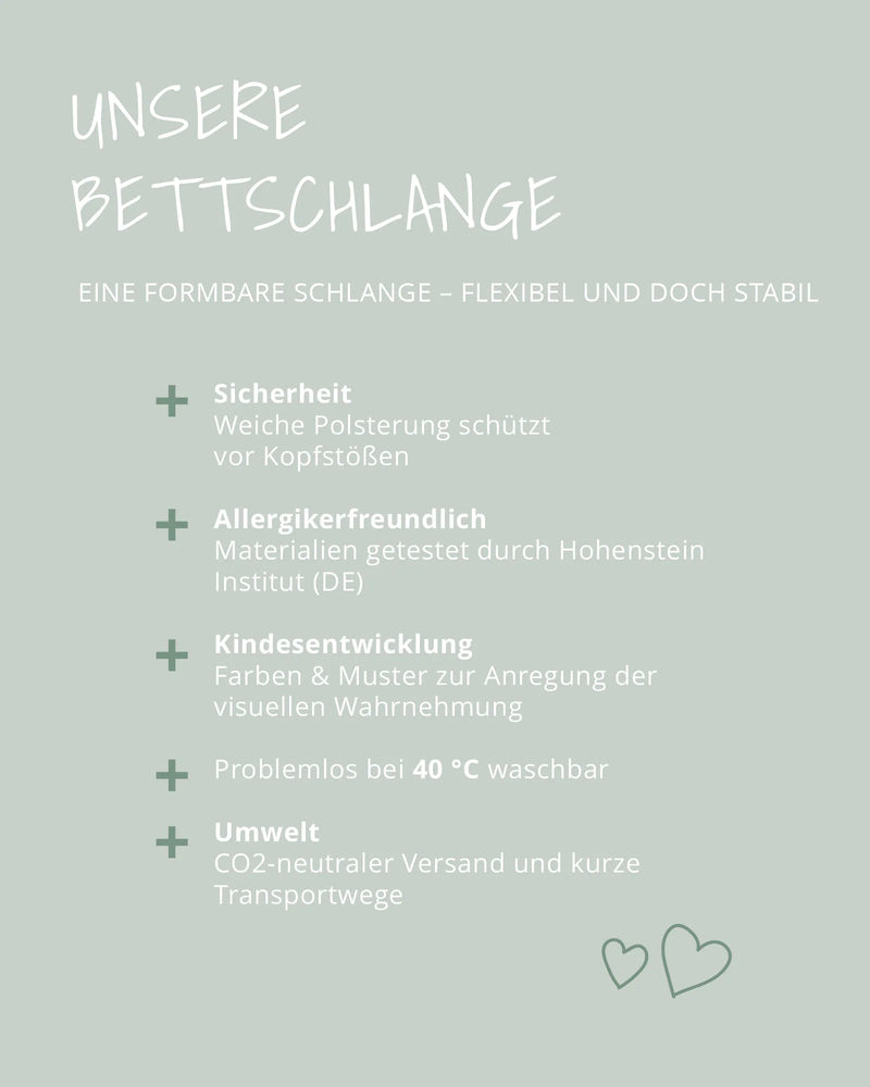 Baby Bettschlange Classic Flieder-Bettschlangen-ULLENBOOM Baby