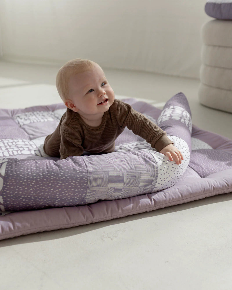 Baby Bettschlange Classic Flieder-Bettschlangen-ULLENBOOM Baby