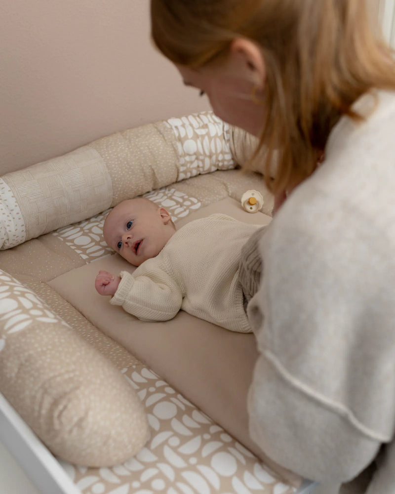 Baby Bettschlange Classic Sand-Bettschlangen-ULLENBOOM Baby