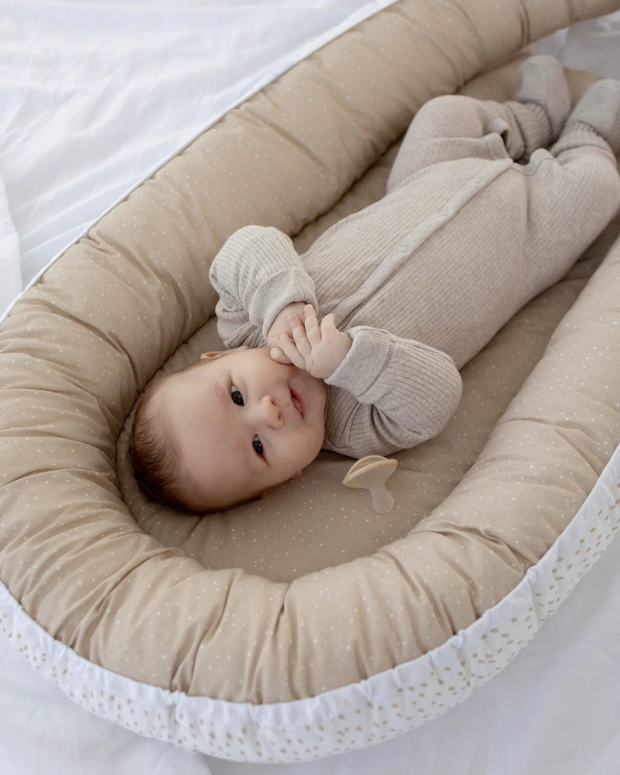 Babynest Classic Sand-Babynestchen-ULLENBOOM Baby