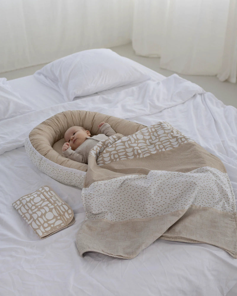 Babynest Classic Sand-Babynestchen-ULLENBOOM Baby