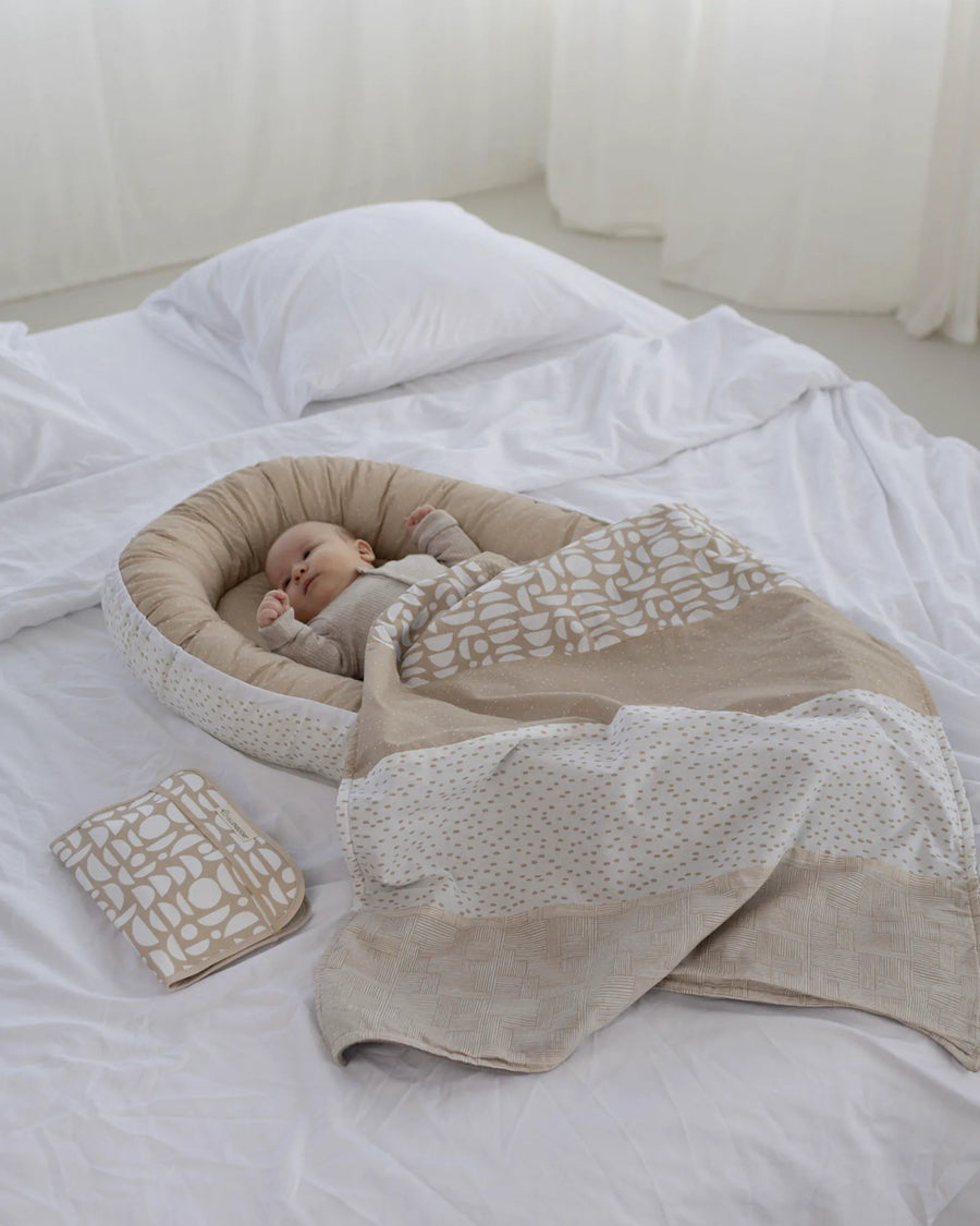 Babynest Classic Sand-Babynestchen-ULLENBOOM Baby