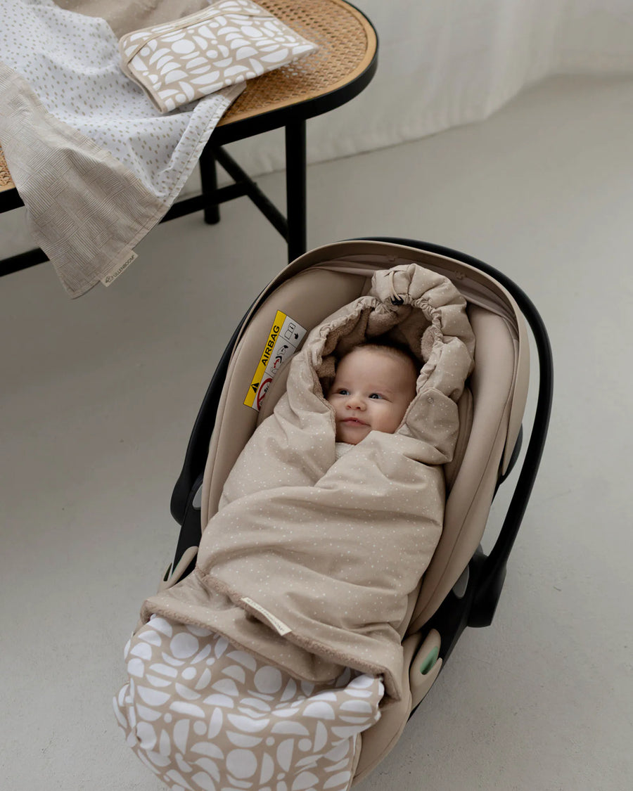 Einschlagdecke Classic Sand-Einschlagdecken-ULLENBOOM Baby