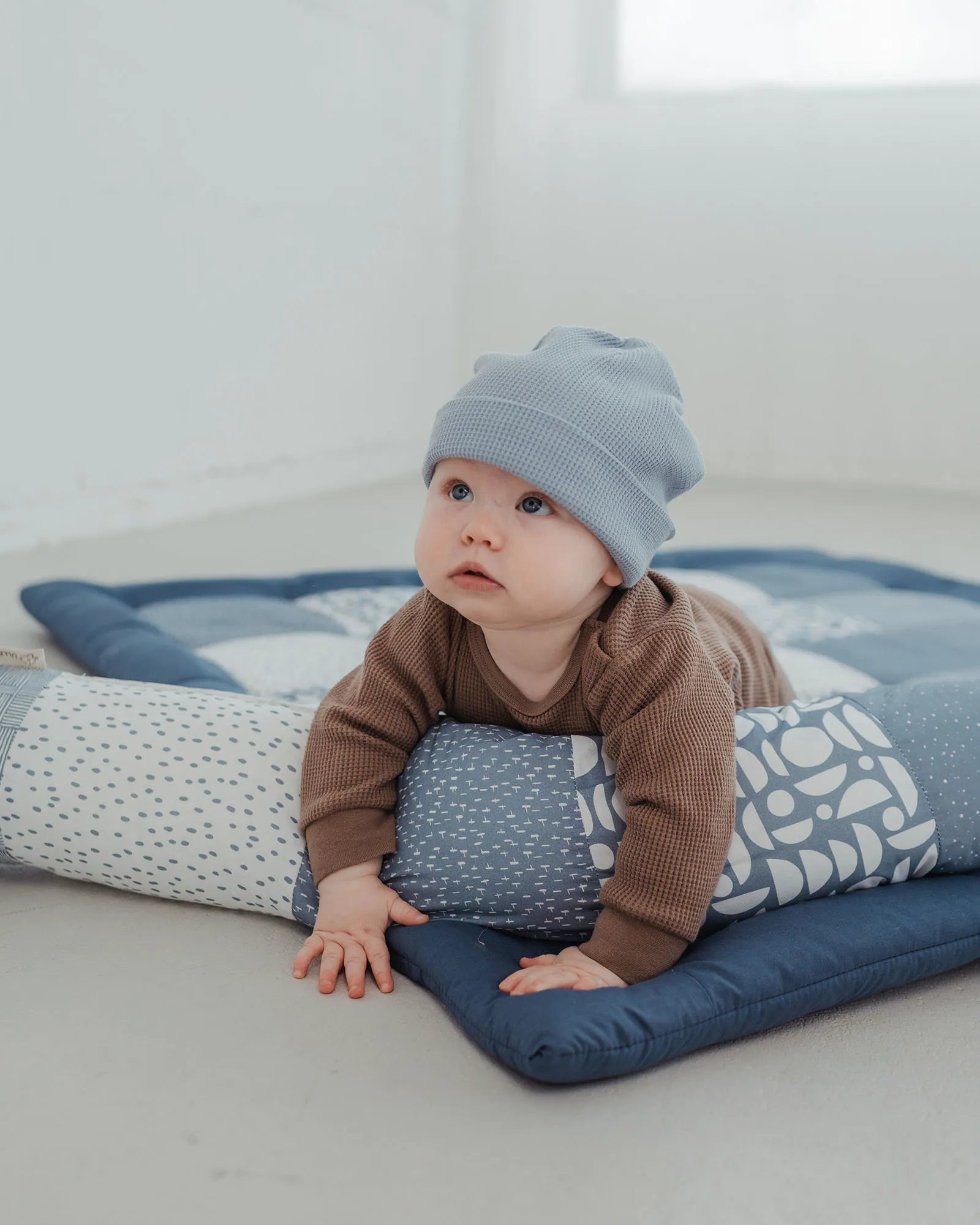 Krabbeldecke Classic Blau-Krabbeldecken-ULLENBOOM Baby