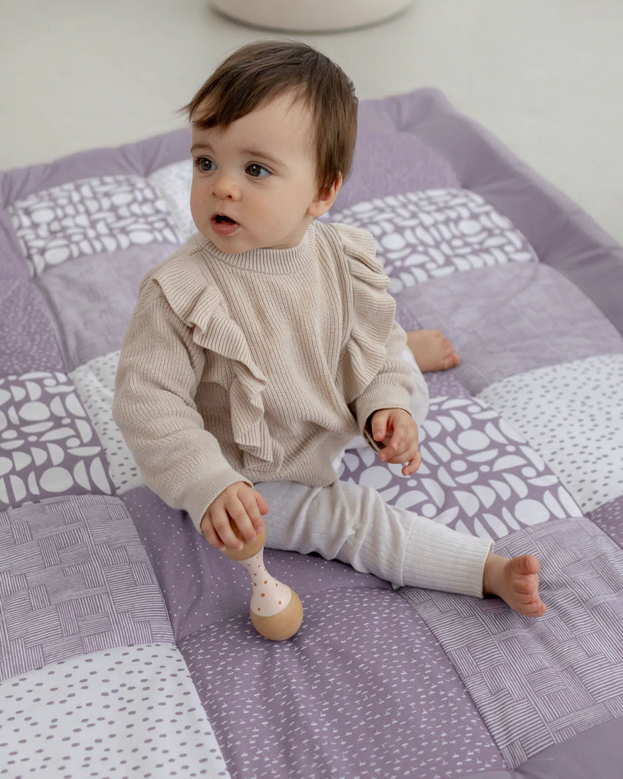 Krabbeldecke Classic Flieder-Krabbeldecken-ULLENBOOM Baby