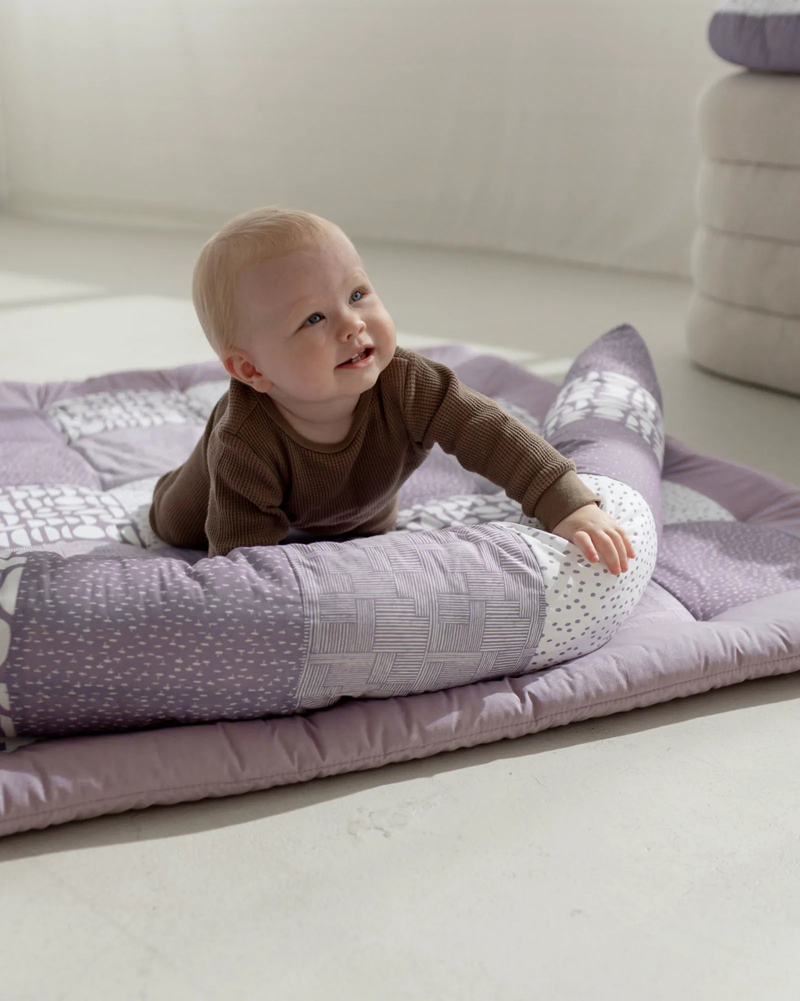 Krabbeldecke Classic Flieder-Krabbeldecken-ULLENBOOM Baby