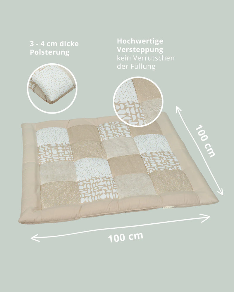 Krabbeldecke Classic Sand-Krabbeldecken-ULLENBOOM Baby