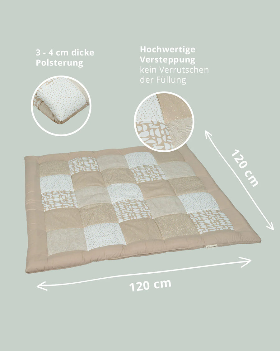 Krabbeldecke Classic Sand-Krabbeldecken-ULLENBOOM Baby