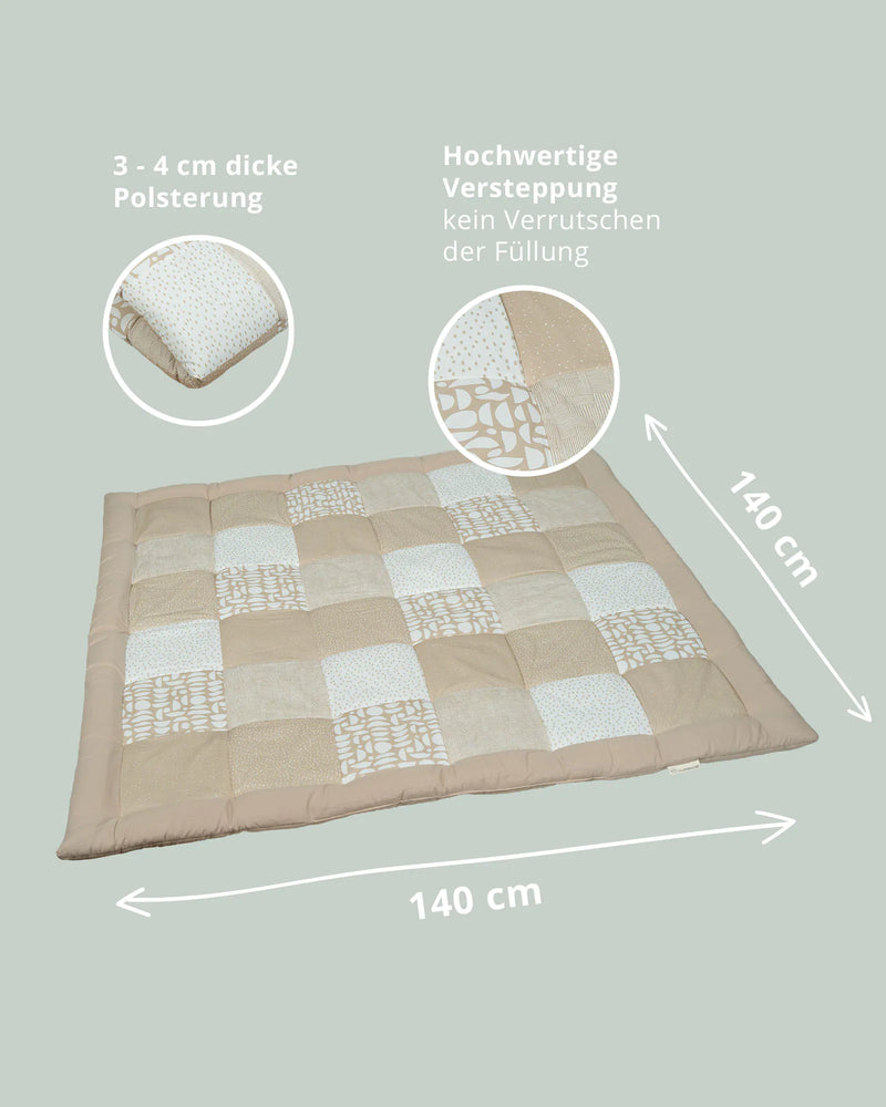 Krabbeldecke Classic Sand-Krabbeldecken-ULLENBOOM Baby