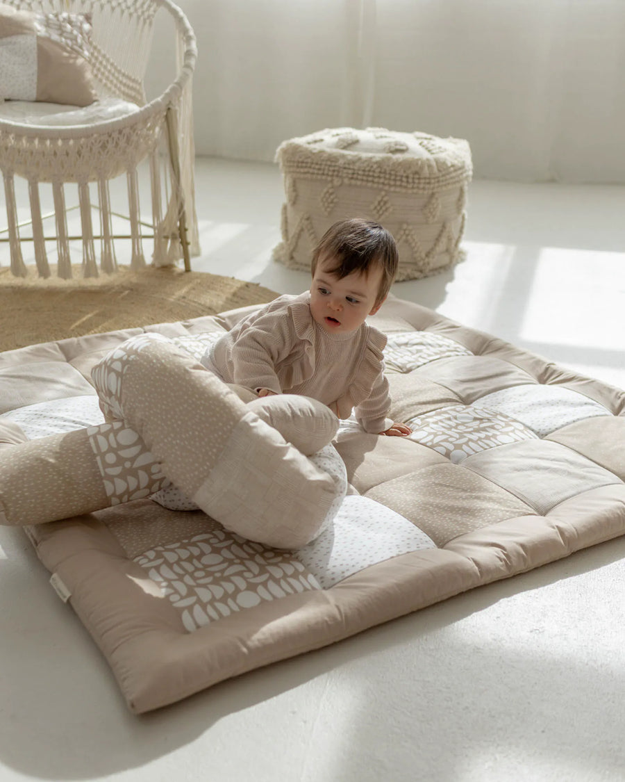 Krabbeldecke Classic Sand-Krabbeldecken-ULLENBOOM Baby