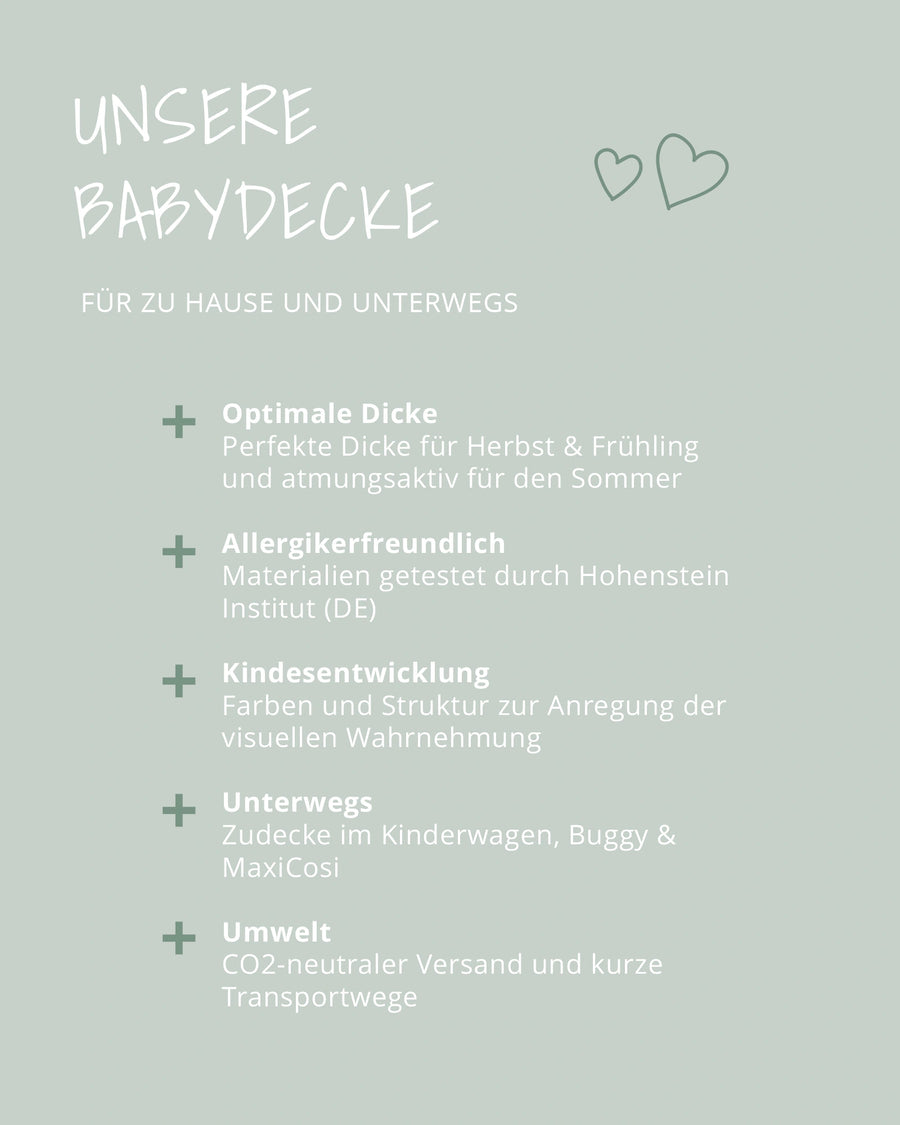 Babydecke Little Life by Lena di Vincenzio-Babydecken-ULLENBOOM Baby