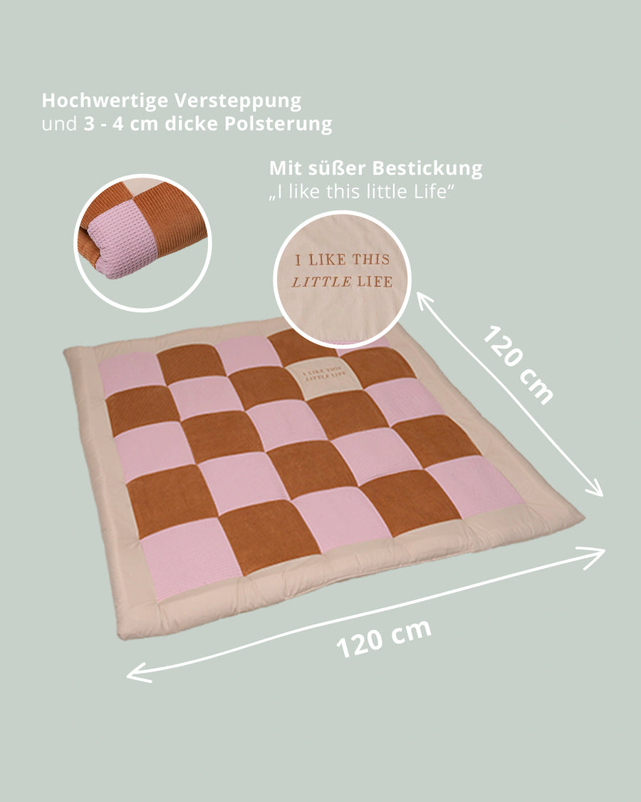 Krabbeldecke Little Life by Lena di Vincenzio-Krabbeldecken-ULLENBOOM Baby