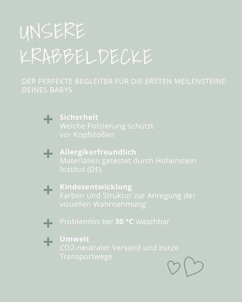 Krabbeldecke Little Life by Lena di Vincenzio-Krabbeldecken-ULLENBOOM Baby