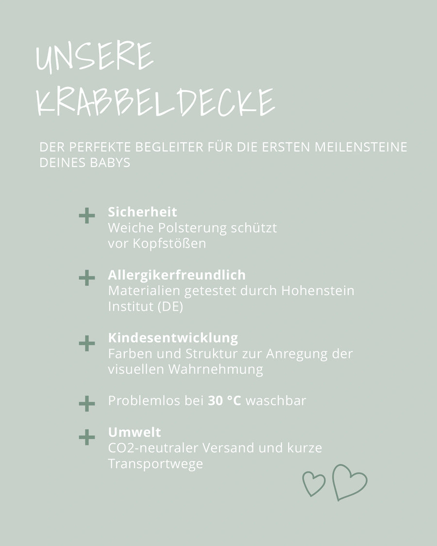 Krabbeldecke Little Life by Lena di Vincenzio-Krabbeldecken-ULLENBOOM Baby