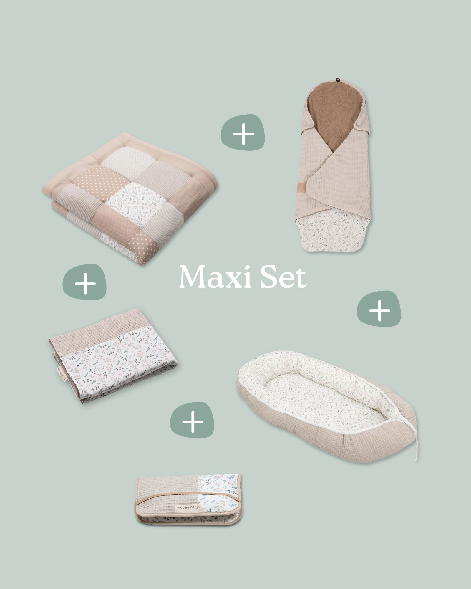 Maxi Set Floral Sand & Sandblume-ULLENBOOM Baby