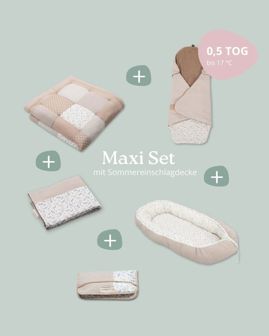 Maxi Set Floral Sand & Sandblume-ULLENBOOM Baby