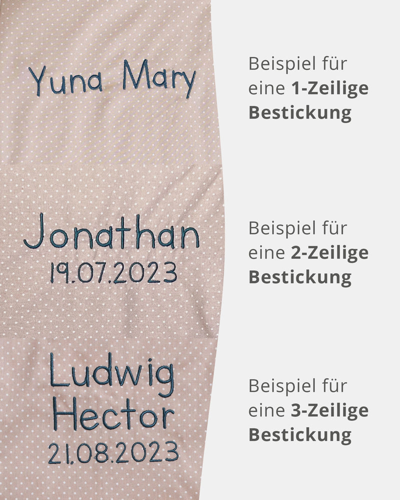 Personalisierbare Krabbeldecke Eukalyptus-Krabbeldecken-ULLENBOOM Baby