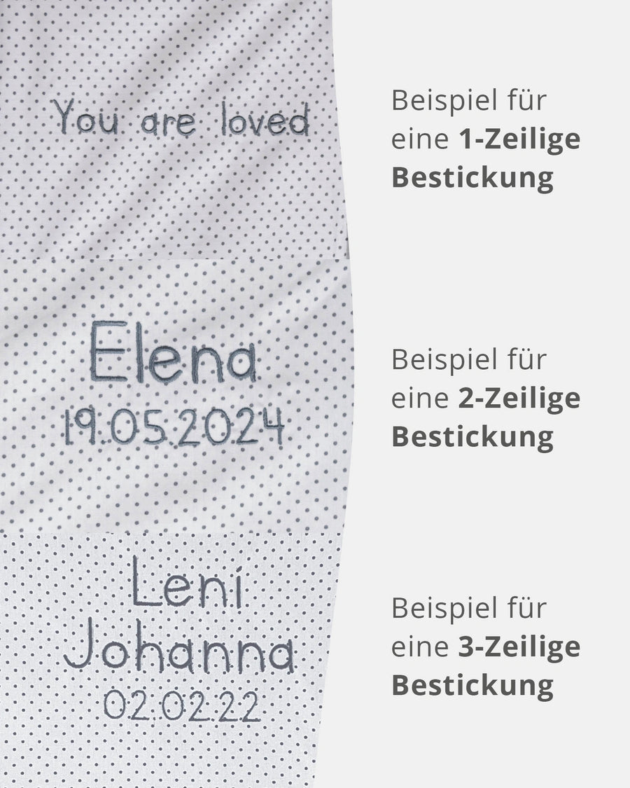 Personalisierbare Krabbeldecke Grau Elefant-Krabbeldecken-ULLENBOOM Baby