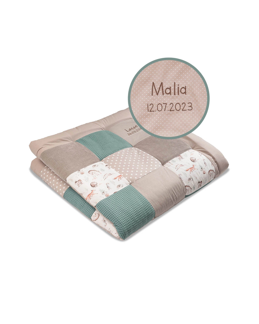 Personalisierbare Krabbeldecke WALDFREUNDE-ULLENBOOM Baby