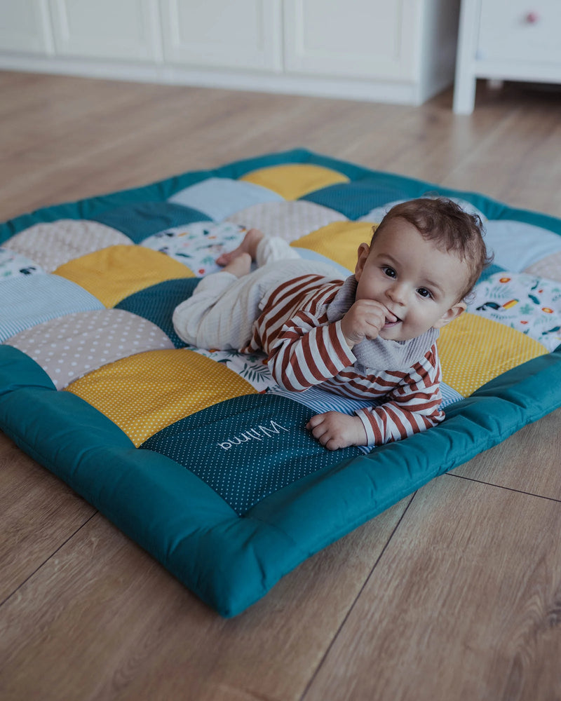 Personalisierbare Krabbeldecke DSCHUNGEL-ULLENBOOM Baby