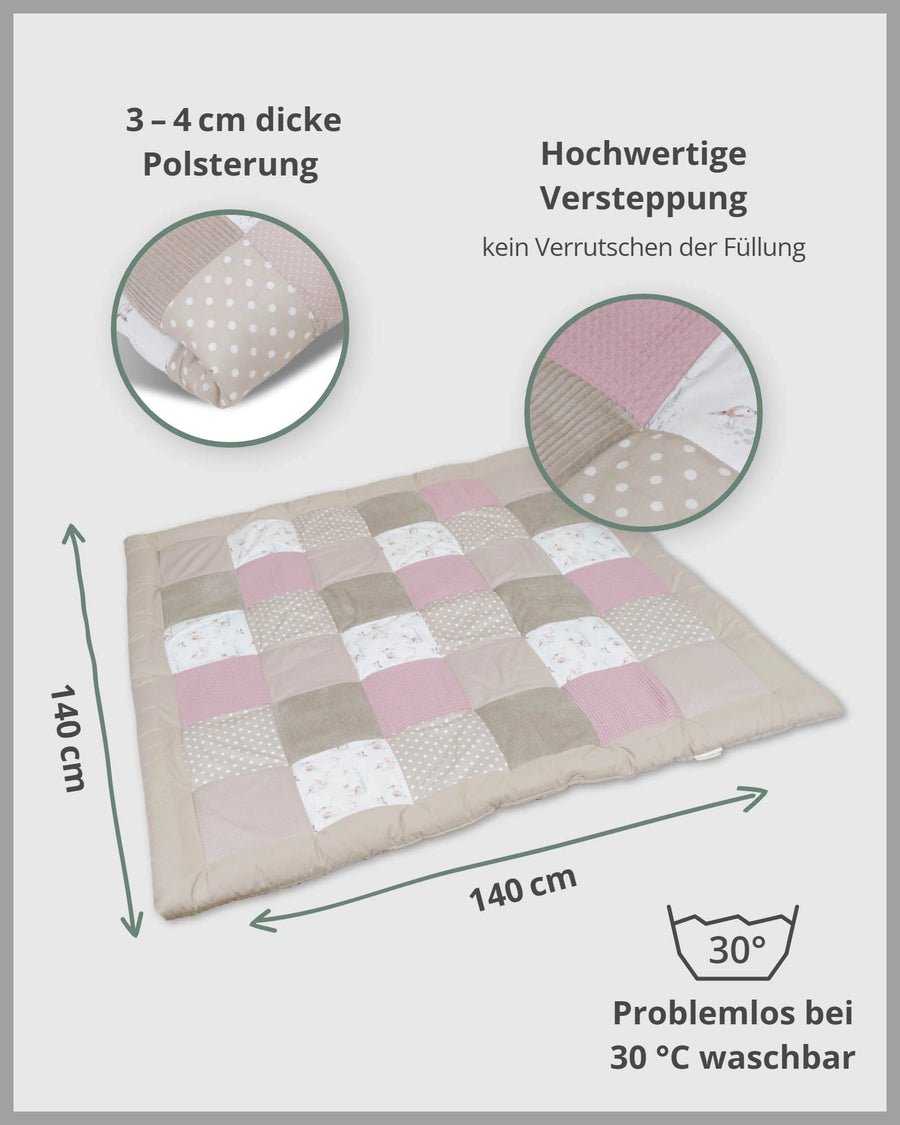 Personalisierbare Krabbeldecke MÄRCHENWALD-ULLENBOOM Baby